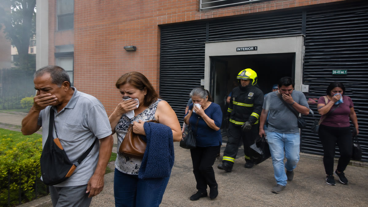 Intoxicación masiva por inhalación de gas en Pereira